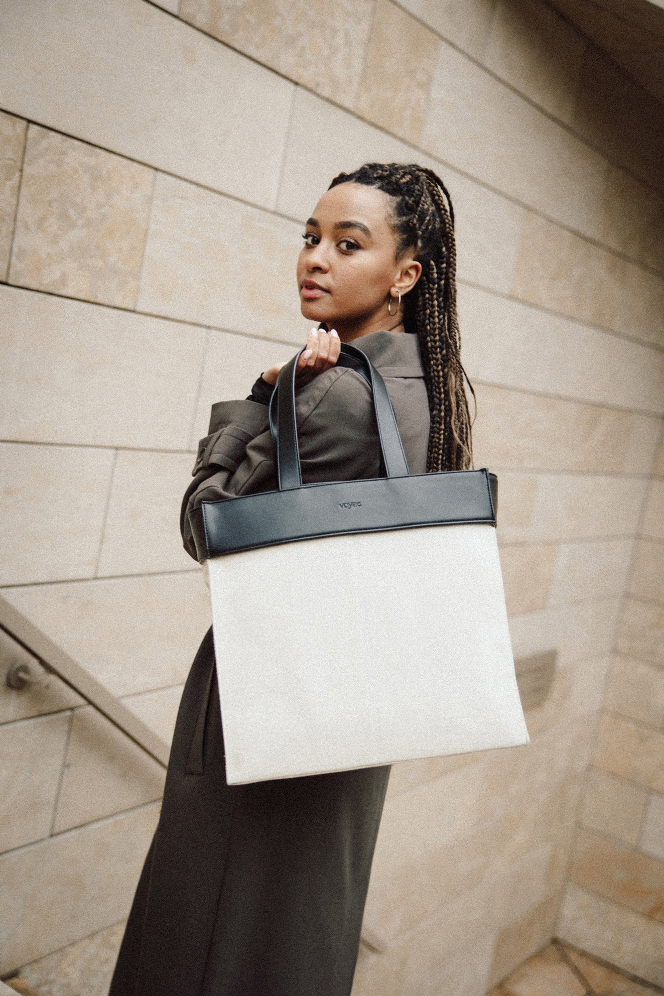 BCN bag - Beige linen