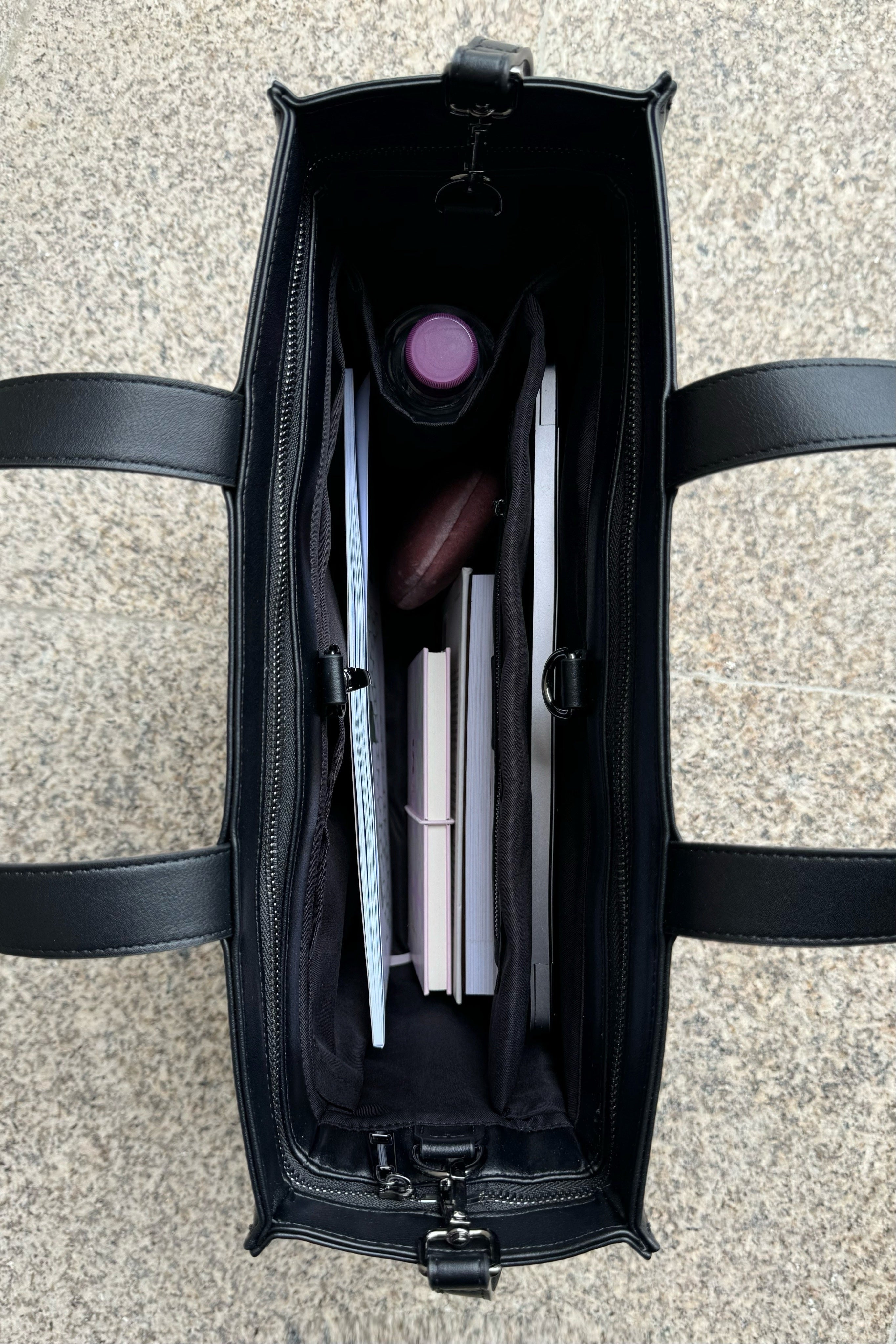 BCN bag - Black vegan leather