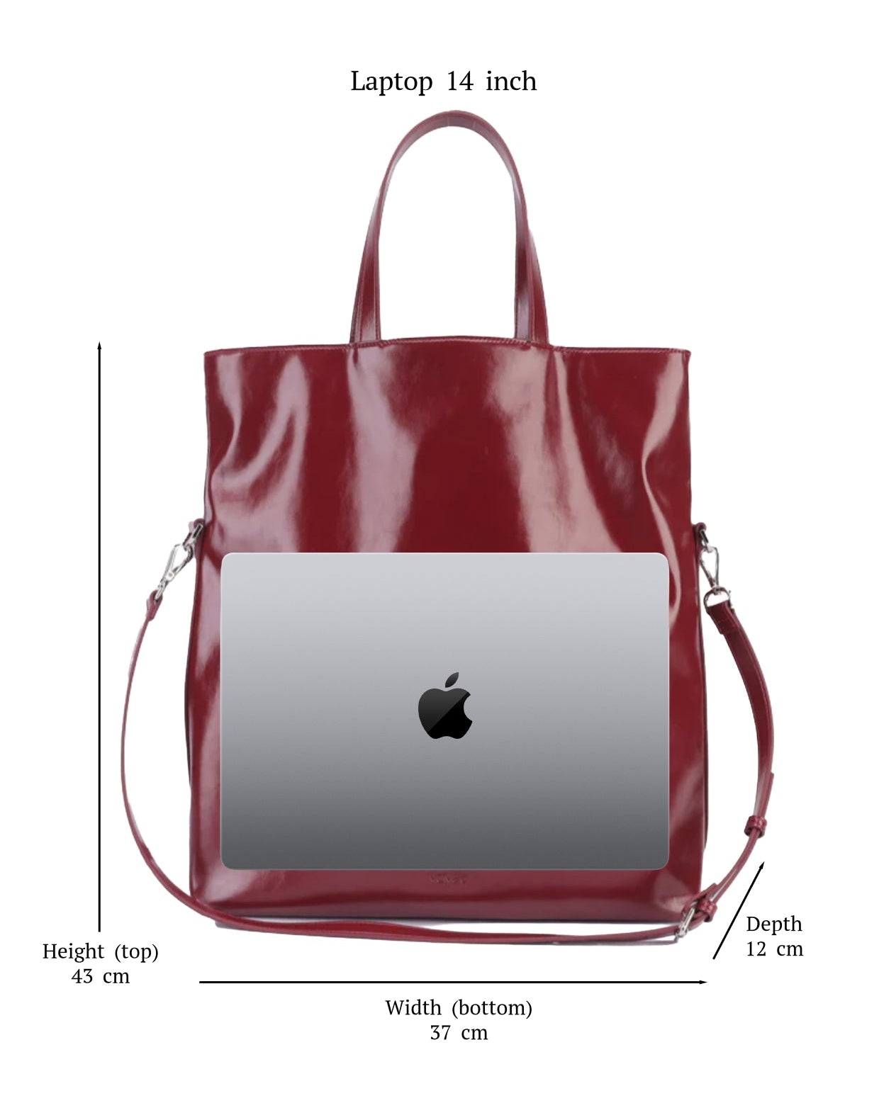 PRS bag - Ruby red