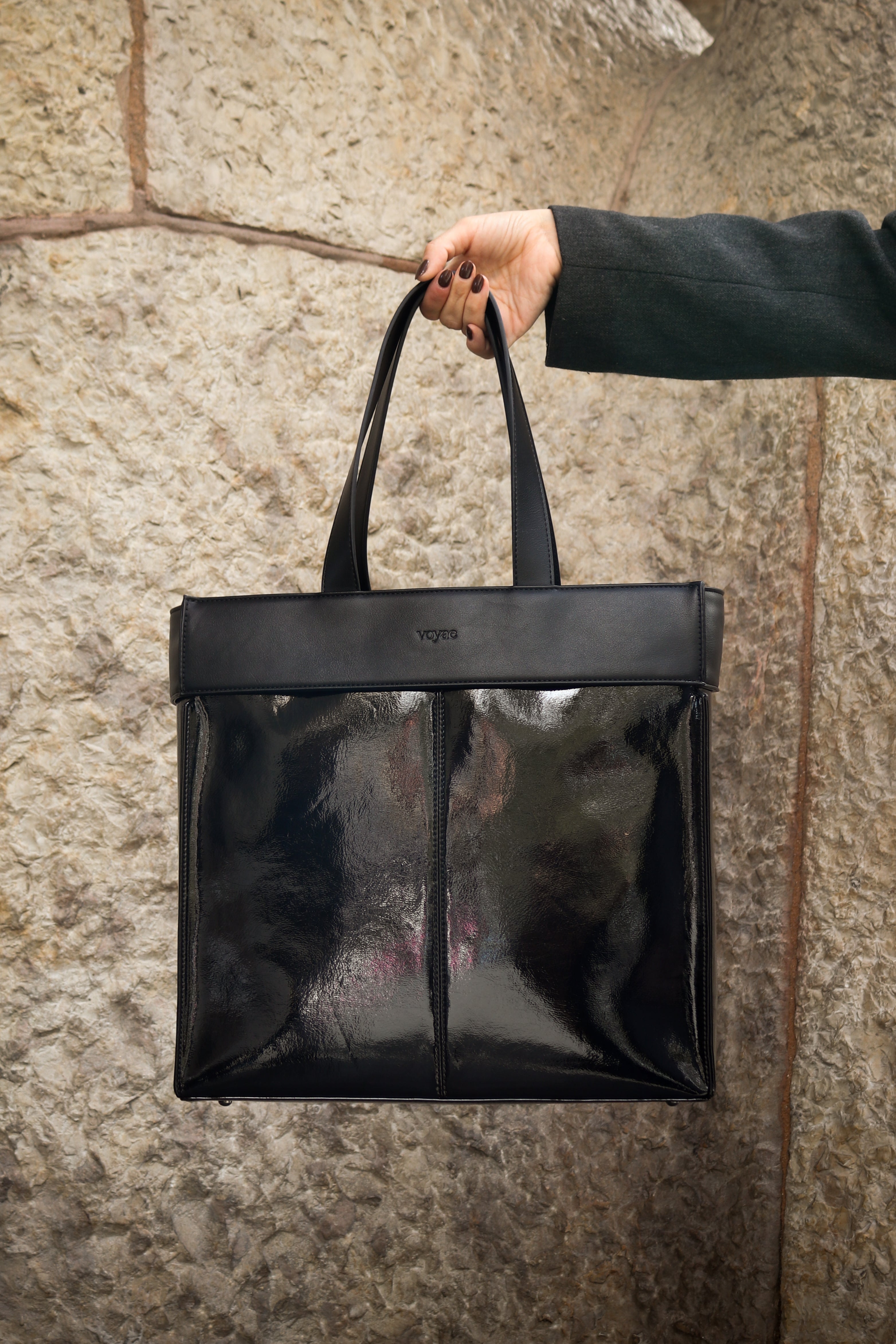 BCN bag - Black vegan leather