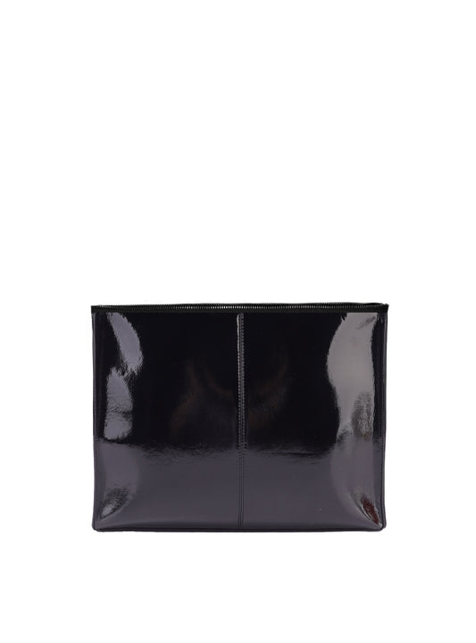 BCN bag bottom - Black vegan leather